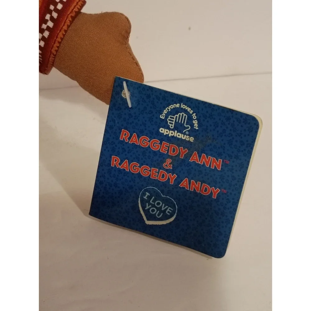 Vintage Black African American Raggedy‎ Andy Doll Applause With Tag 12